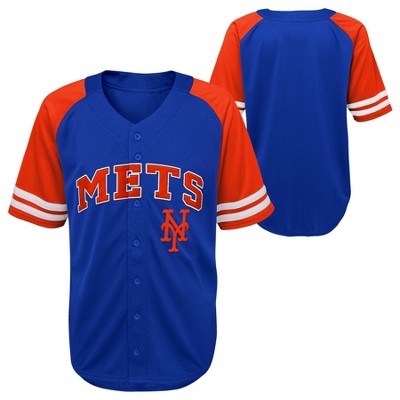 MLB New York Mets Button-Down Jersey 