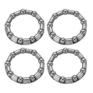Unique Bargains Stainless Steel Repair Accessories Bike Ball Crank Bearings 4 Pcs - 1 of 4