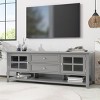 59" Modern TV Stand for 60 Inch TV, Multifunctional Media Console with Drawers and Cabinets for Living Room-3irtyhousy - 2 of 4