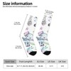Watercolor Elephant Bears Women Printed Crew Socks Funny Funky Socks Soft Polyester Novelty Gifts for Artists Men - 2 of 4