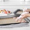 2-pack of non-stick silicone baking mats with macaron cookie template for easy and reliable baking - 3 of 4