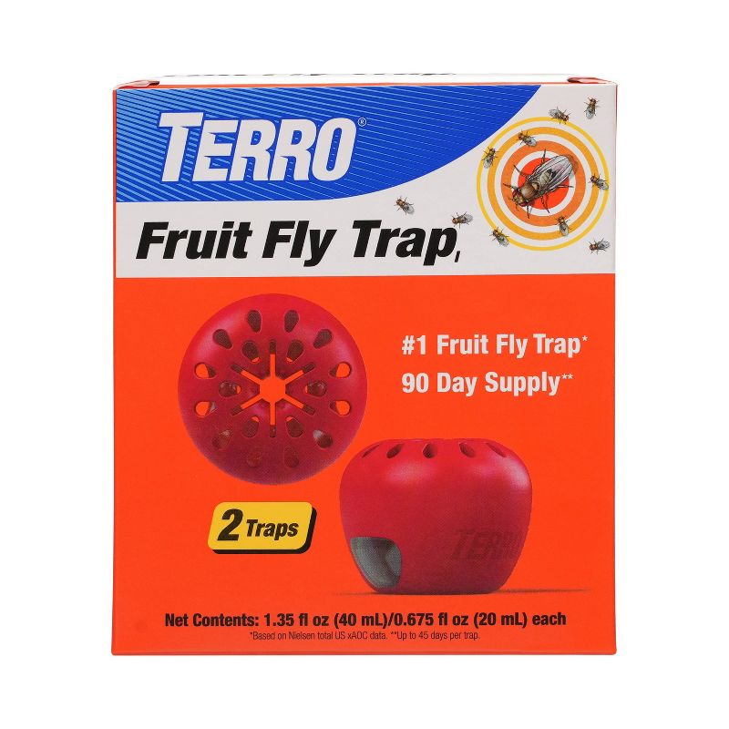 Terro 2pk Fruit Fly Trap, 1 of 12