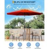 COZONY 9FT Patio Umbrella with Crank & Push-Button Tilt, Outdoor Market Table Umbrella with 11 Sturdy Ribs for Pool, Deck, Yard & Garden - 4 of 4