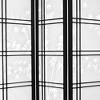 Oriental Furniture 6' Tall Bamboo Tree Shoji Screen Black - 3 of 3