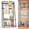 Aheaplus Hall Tree with 2-Tier Storage Shelves, Wood Entry Coat Stand, Shoe Rack - 4 of 4