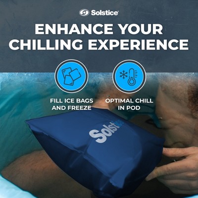Solstice Cold Pod 84.5 Gallon Insulated Ice Bath Tub with Reusable Ice Bags