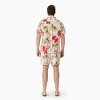 PATPAT Family Matching Sets Tropical Floral Button Up Beach Shirt and Shorts with Drawstring and Pockets - 4 of 4