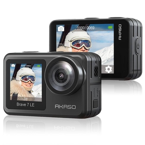 AKASO Brave 7 LE 4K30FPS Action Camera, with Touch Screen IPX7 Waterproof  20MP WiFi Vlog Camera 