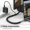 Fosmon 10ft Cable Sleeve Cover, Wire Cable Management, Wire Organizers for Cord Management, Video Audio Cable Power Cord Protectors from Pets No Chew - 4 of 4