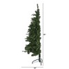 5ft Nearly Natural Pre-Lit LED Grand Teton Spruce Flat Back Artificial Christmas Tree Clear Lights - 4 of 4