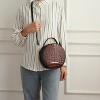 MKF Collection Ynnari Women's Crossbody Bag Croc-Embossed Chic Round by Mia K - 3 of 4