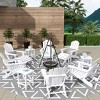 WestinTrends Malibu HDPE Outdoor Patio Folding Poly Adirondack Chair (12-Piece Set) - 2 of 4