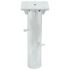 vidaXL In-Ground Parasol Base Silver 6.3"x6.3"x15.6" Steel - 2 of 4