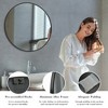 ALEXOUN Bathroom Classy Circle Mirror Round Wall Mirror, Bathroom Mirrors for Over Sink,for Bathroom,Bedroom,Vanity,(Mirror Only) - 2 of 4