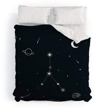 Cuss Yeah Designs Cancer Star Constellation Comforter Set - Deny Designs