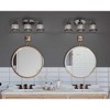 Progress Lighting Judson 3-Light Bath Vanity, Antique Bronze, Schoolhouse Globe Shade - 3 of 4