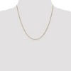 Black Bow Jewelry 1.15mm 18k Yellow Gold Diamond Cut Cable Chain Necklace - 2 of 4