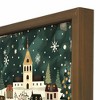 Creative Products Retro Holiday Village 16 x 16 Brown Framed Print - 3 of 4