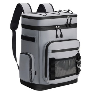 Insulated Cooler Backpack, 35-Can Leakproof Bag with 12-Hour Ice Retention, Waterproof with Multiple Pockets for Camping & Travel - 1 of 4