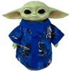 Mandalorian Yoda The Child Star Wars Blue Print Robe - image 2 of 4