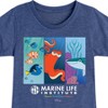 Girls' - Disney - Marine Life Institute Fitted Short Sleeve Graphic T-Shirt - 2 of 4