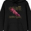 Jujutsu Kaisen Core Poster Long Sleeve Black Adult Hooded Sweatshirt - 2 of 4