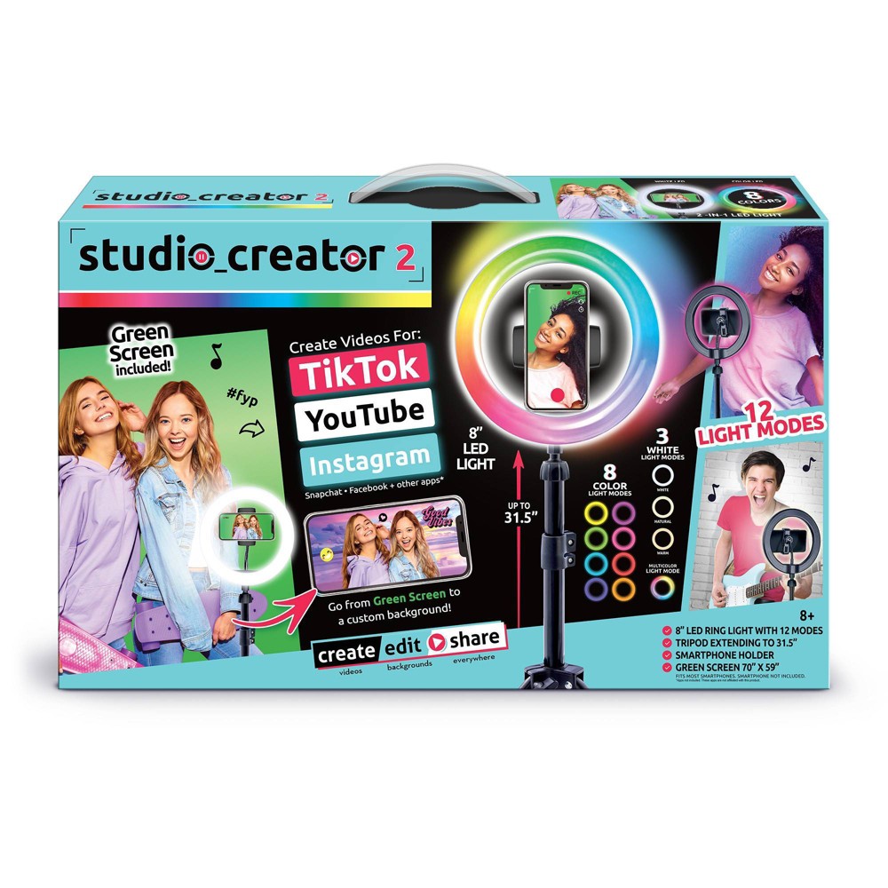 Photos - Studio Lighting Canal Toys Studio Creator Video Maker 2 - : Creator Kit for Girls Age 8+, DIY Art & Craft Activity, Includes Light 