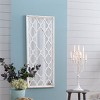 23" x 59" Distressed White Floor Mirror, Oversized Rustic Floor Mirror, Distressed Full Length MirrorThe Pop Home - 3 of 4