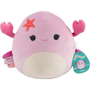 Squishmallows Original 10-Inch Cailey The Pink Crab - Sea Squad Plush - Collectible Soft & Squishy Crab Stuffed Animal - Gift for Kids, Girls & Boys - 1 of 4