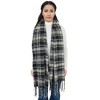 Anna-Kaci Plaid Winter Scarf Fringed Soft Warm Wrap Shawl Scarf for Women 23.6 x 70.9 inch - 4 of 4
