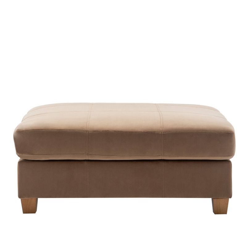 40" Rectangle Ottoman with Pillowtop and Exposed Stitching - WOVENBYRD, 1 of 15