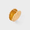 Seashell Statement Earrings - A New Day™ Gold - 2 of 2