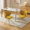 Art Leon Set of 2 Swivel Accent Dining Chairs - 3 of 4