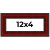 PosterPalooza | Panoramic Weathered Red Picture Frame - UV Acrylic, Foam Board Backing, Hanging Hardware - 2 of 4