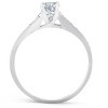 Pompeii3 1/2 Ct Diamond Engagement Ring With Side Stones 14k White Gold - 3 of 4