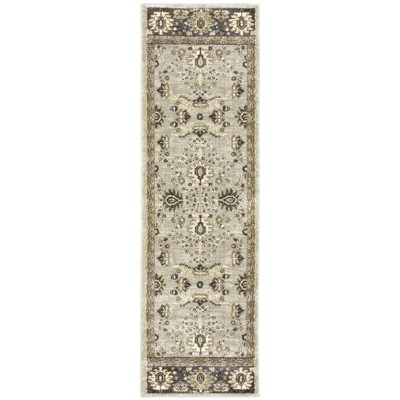 Oriental Weavers Florence 4928C Stone/ Brown Indoor Area Rug - 2'3" x 7'6"