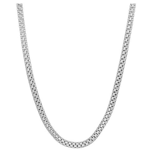 Tiara Sterling Silver 16 Round Snake Chain Necklace