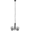 Chloe Lighting WILLAN Transitional 5 Light Matt Black Up-Hanging Chandelier 21" Wide - 2 of 4