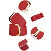 INSPIRE CHIC Lady Textured Faux Leather Stretchy Fabric Cinch Waist Belt 1 Pc - 2 of 4