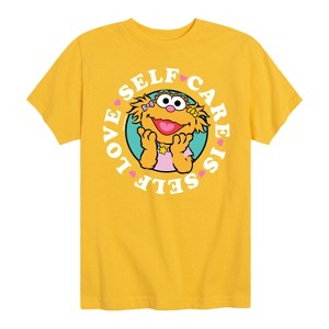 Boys' - Sesame Street - Self Care Is Self Love Short Sleeve Graphic T-Shirt - 1 of 4
