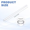 Unique Bargains High Impact Rigid Clear Pipe 1 Pc - 2 of 4