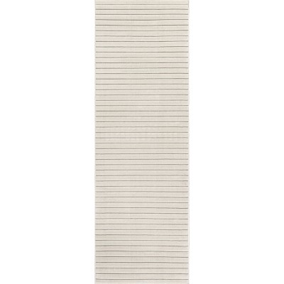 Frenshe Interiors x Rugs USA - Amasha High-Low Striped Indoor/ Outdoor Area Rug