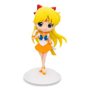 Banpresto Sailor Moon Eternal Q Posket Action Figure | Super Sailor Venus (Version A) - 1 of 4