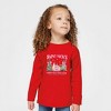 The Juniper Shop Coquette St. Nick's Tree Farm Toddler Long Sleeve Tee - 2 of 3