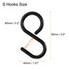 Unique Bargains Plastic S Shaped Kitchen Closet Hooks and Hangers 3.5 Inch - 2 of 4