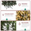 Resenkos 9ft Automatic Tree Structure Pointed Pencil Shape PVC Material Green Sticky 8 Modes Christmas Tree - 4 of 4