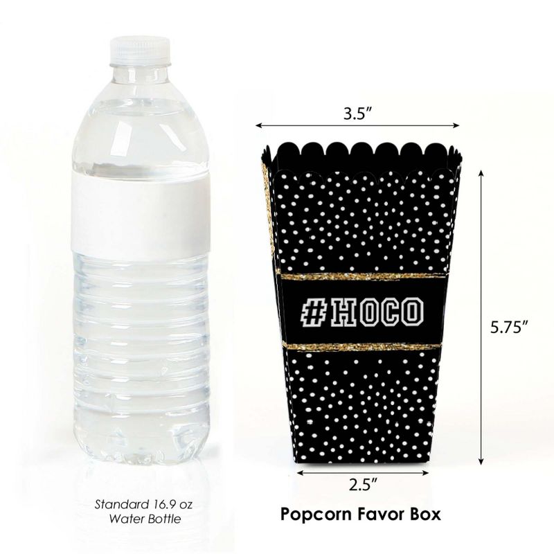 Big Dot of Happiness Hoco Dance - Homecoming Favor Popcorn Treat Boxes - Set of 12, 2 of 7