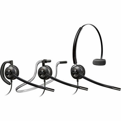 Poly EncorePro 540 with Quick Disconnect Convertible Headset TAA - Mono - Mini-phone (3.5mm) - Wired - 20 Hz - 16 kHz - On-ear - Monaural - Ear-cup