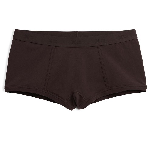 Tomboyx Women's Boy Short Underwear, Cotton Stretch Comfortable Boxer Briefs, (xs-6x) Java Xx