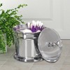 Timeless Stainless Steel Bathroom Vanity Countertop Storage Organizer Canister Jar - Nu Steel - 4 of 4